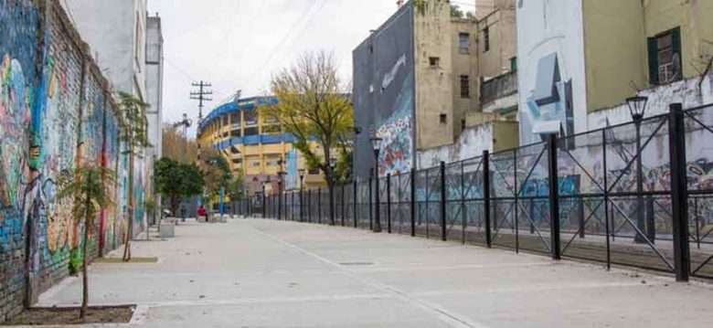 Renovación de la calle Garibaldi del Barrio de La Boca