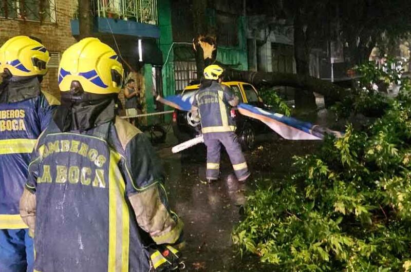 El temporal provoca gran cantidad de destrozos