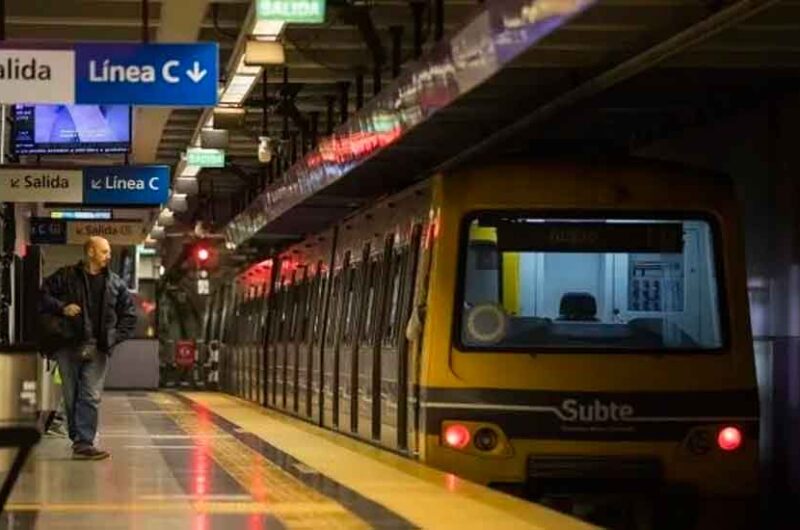 Paro en la Línea C de subtes porque agredieron a un empleado