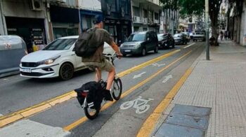 Comienza el ensanchamiento de la ciclovía de Billinghurst