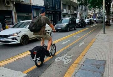 Comienza el ensanchamiento de la ciclovía de Billinghurst