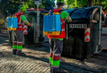 Nuevas cuadrillas para higienizar los contenedores de basura