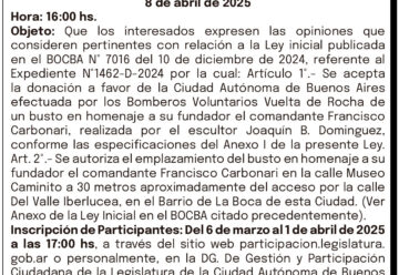 Audiencia Pública – 05 de abril de 2025